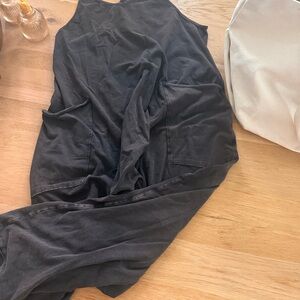 Free people dark grey Sleeveless Jumpsuit